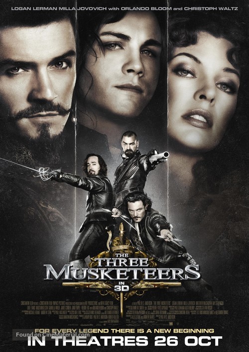 The Three Musketeers - Singaporean Movie Poster
