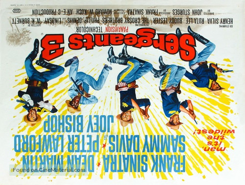 Sergeants 3 - British Movie Poster