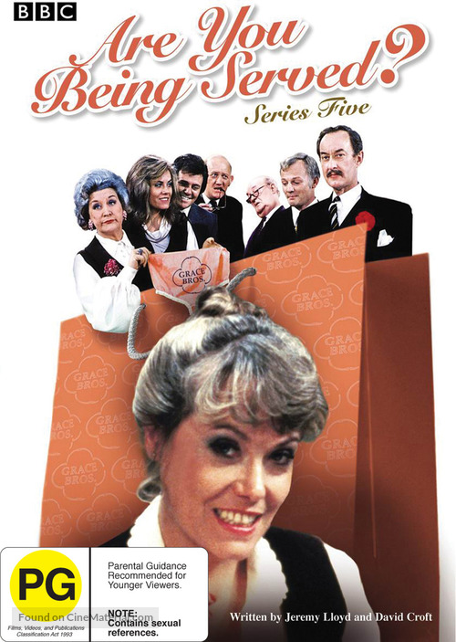 &quot;Are You Being Served?&quot; - New Zealand DVD movie cover
