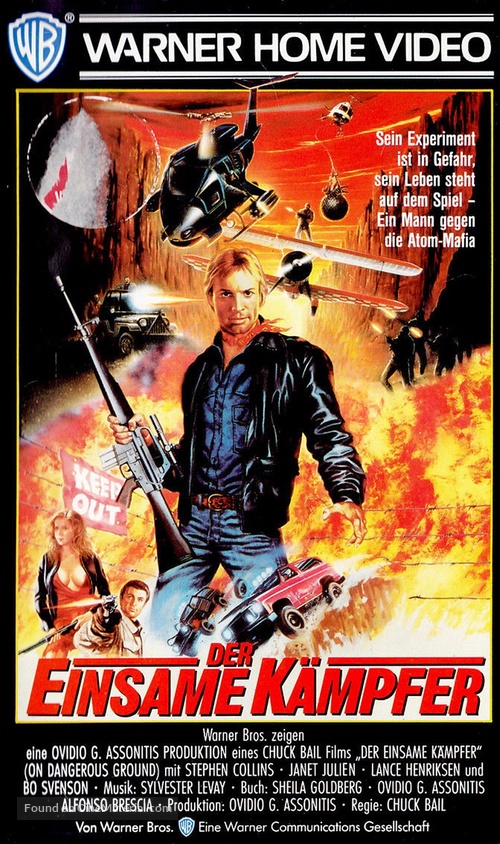 Choke Canyon - German VHS movie cover