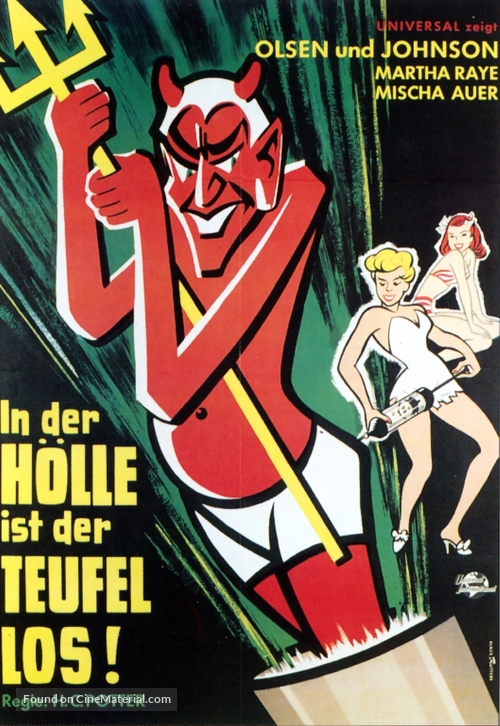 Hellzapoppin - German Movie Poster