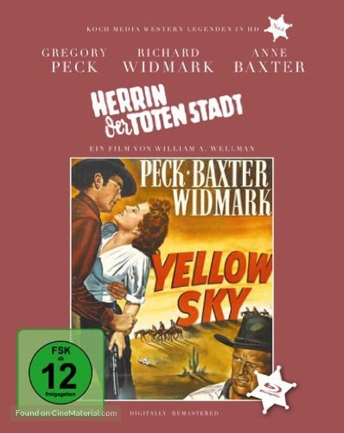 Yellow Sky - German Blu-Ray movie cover