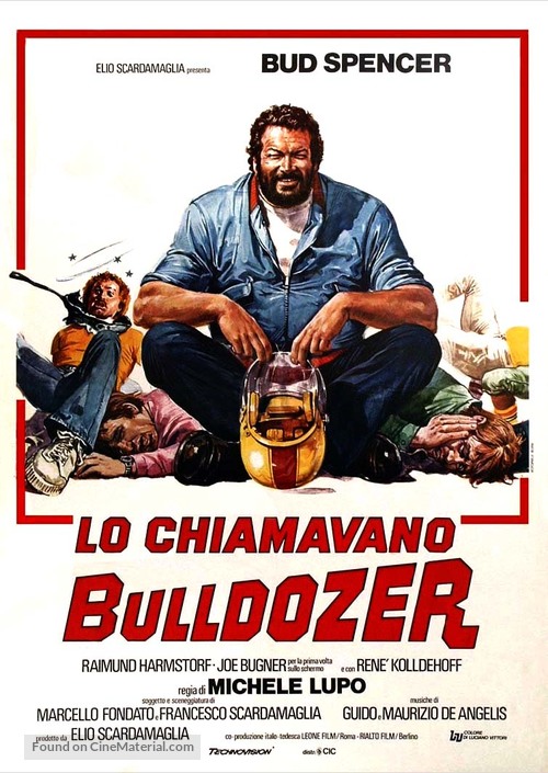 Lo Chiamavano Bulldozer - Italian Movie Poster