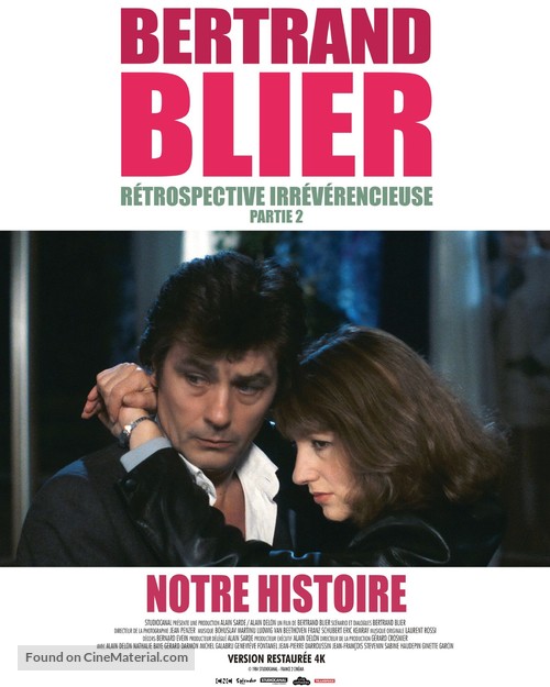 Notre histoire - French Re-release movie poster