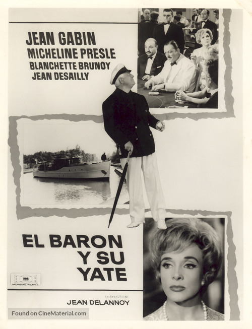 Le baron de l&#039;&eacute;cluse - Spanish Movie Poster