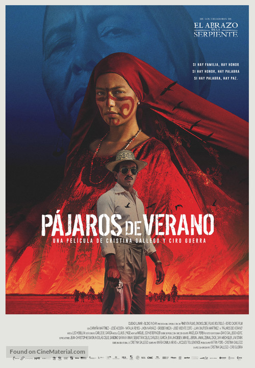 P&aacute;jaros de verano - Colombian Movie Poster