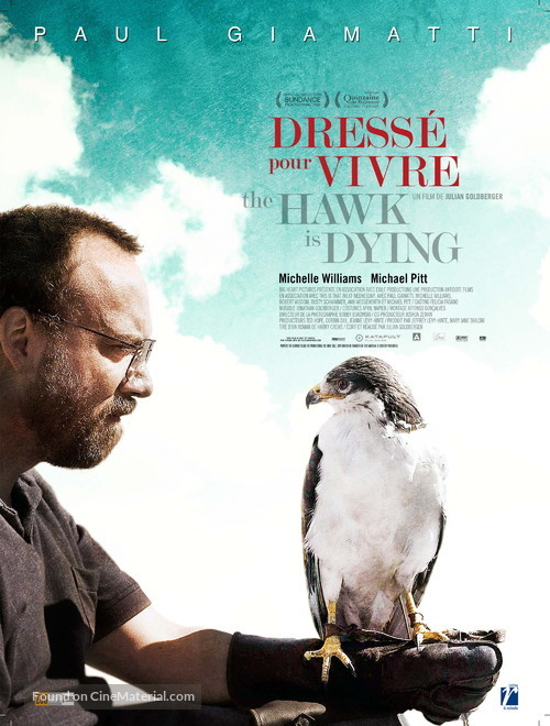 The Hawk Is Dying - French poster