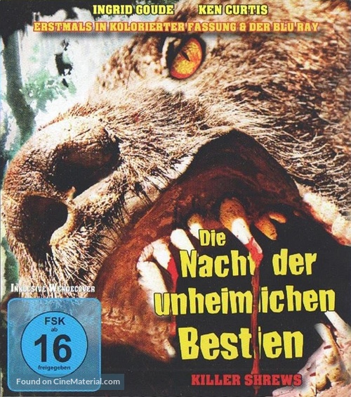 The Killer Shrews - German Blu-Ray movie cover