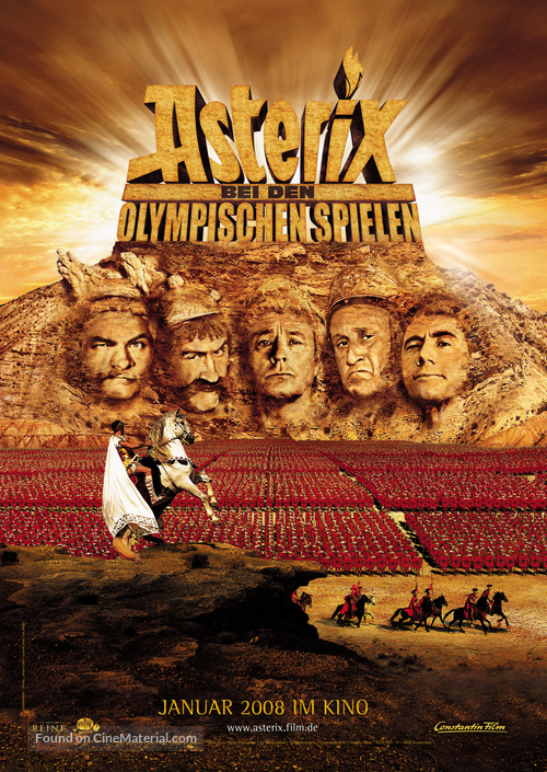 Ast&egrave;rix aux jeux olympiques - German Movie Poster