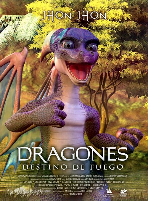 Dragones: destino de fuego - Mexican Movie Poster
