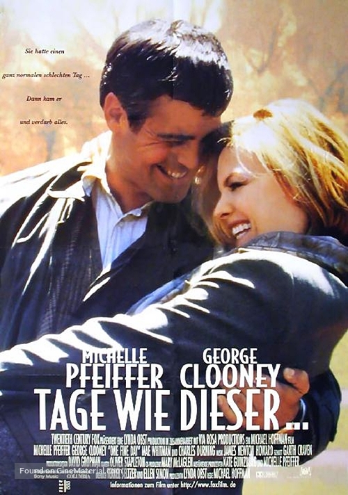 One Fine Day - German Movie Poster