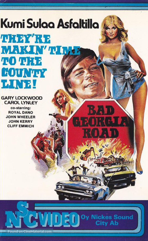 Bad Georgia Road - Finnish VHS movie cover