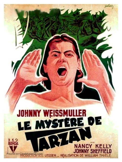 Tarzan&#039;s Desert Mystery - French Movie Poster