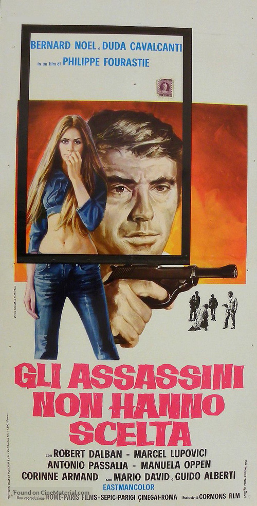 Un choix d&#039;assassins - Italian Movie Poster