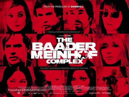 Der Baader Meinhof Komplex - British Movie Poster