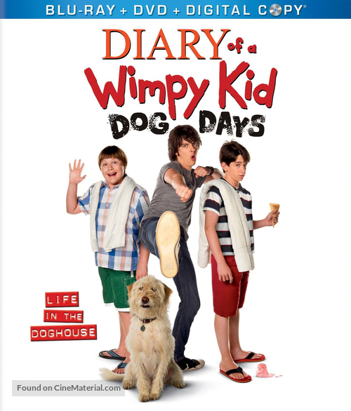 Diary of a Wimpy Kid: Dog Days - Blu-Ray movie cover