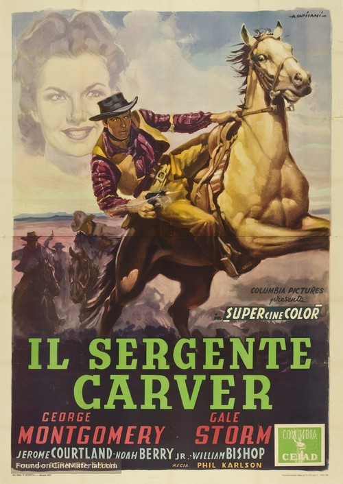 The Texas Rangers - Italian Movie Poster