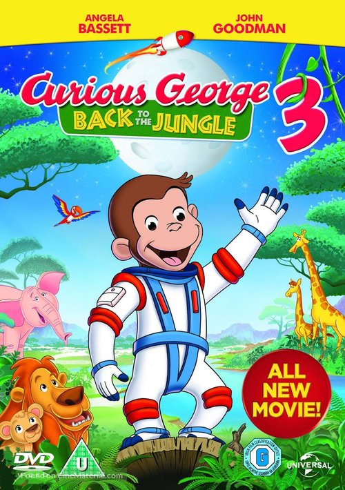 Curious George 3: Back to the Jungle - British DVD movie cover