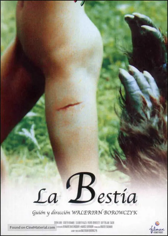 La b&ecirc;te - Spanish DVD movie cover