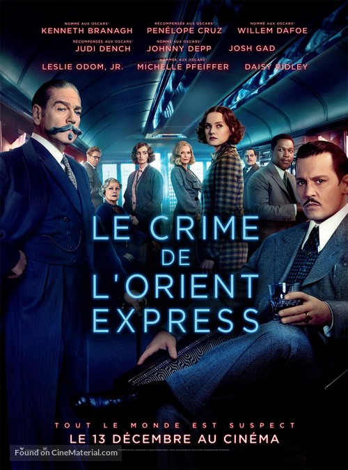 Murder on the Orient Express - French Movie Poster