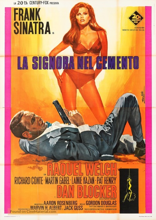 Lady in Cement - Italian Movie Poster