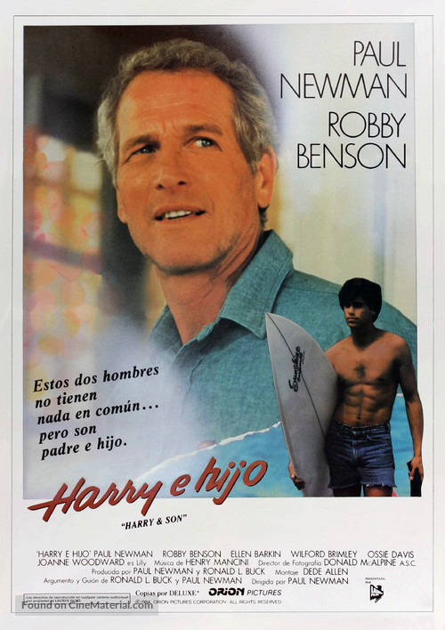 Harry &amp; Son - Spanish Movie Poster