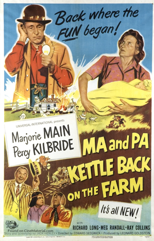 Ma and Pa Kettle Back on the Farm - Movie Poster