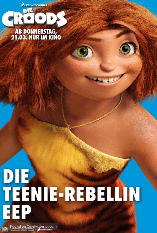 The Croods - German Movie Poster
