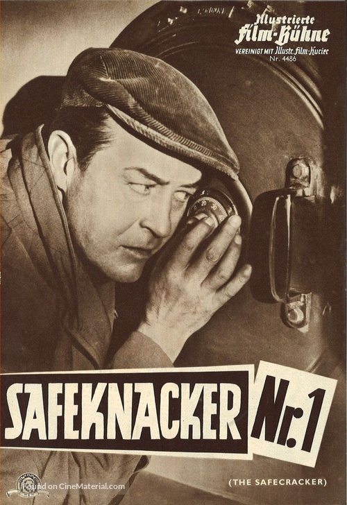 The Safecracker - German poster
