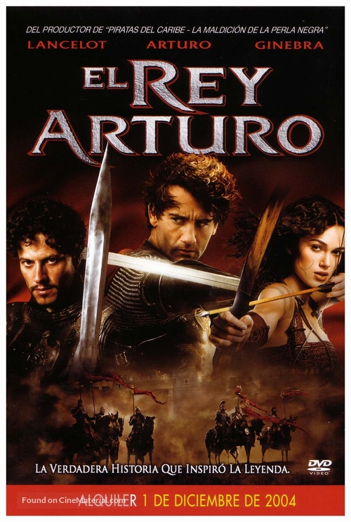 King Arthur - Spanish Video release movie poster