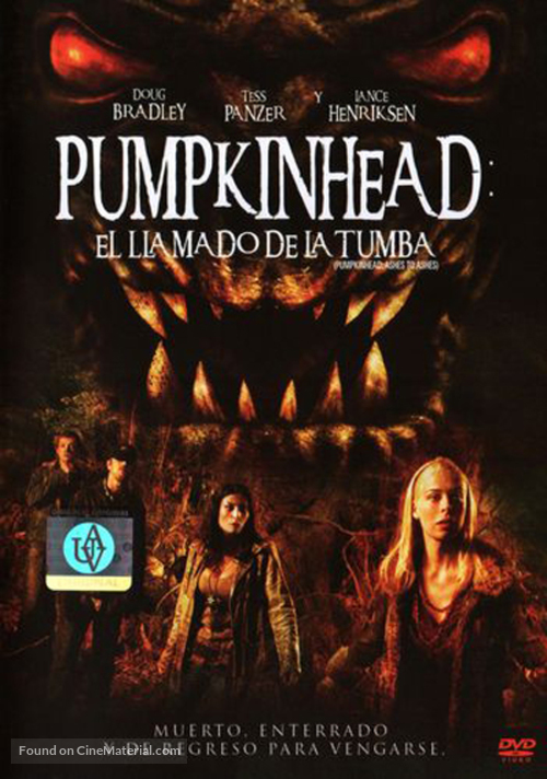 Pumpkinhead: Ashes to Ashes - Portuguese DVD movie cover
