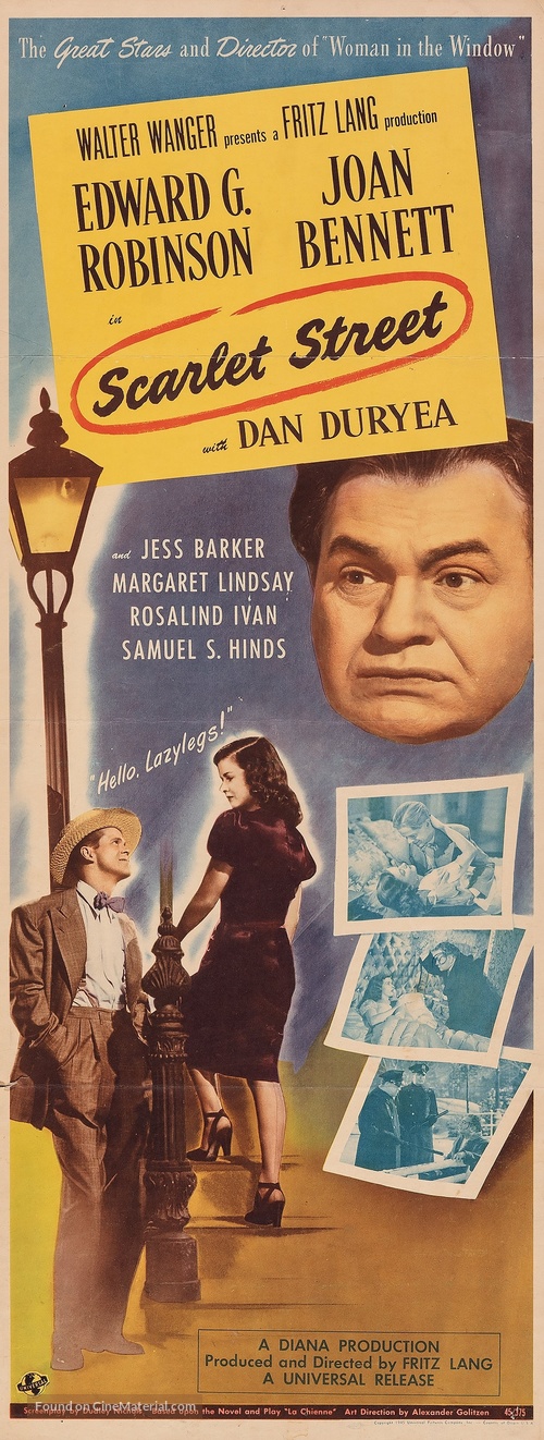 Scarlet Street - Movie Poster