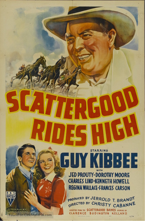 Scattergood Rides High - Movie Poster