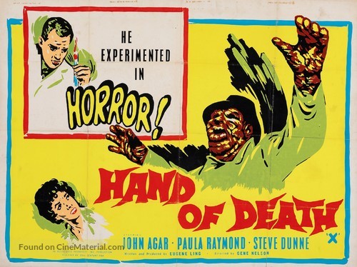 Hand of Death - British Movie Poster