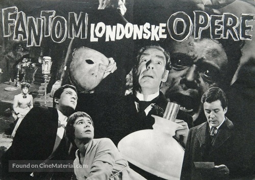 The Phantom of the Opera - Yugoslav poster