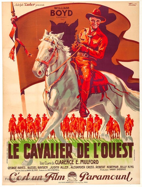 Texas Trail - French Movie Poster
