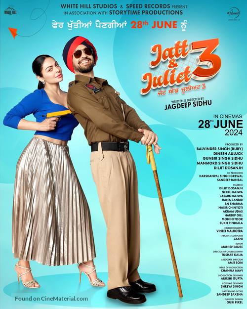 Jatt &amp; Juliet 3 - Indian Movie Poster