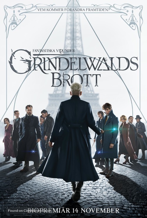 Fantastic Beasts: The Crimes of Grindelwald - Swedish Movie Poster