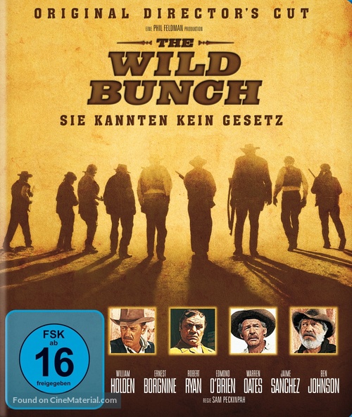 The Wild Bunch - German Blu-Ray movie cover
