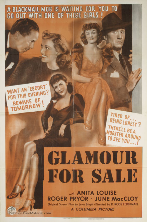 Glamour for Sale - Movie Poster