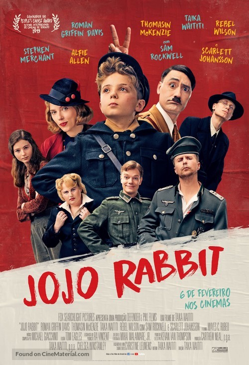 Jojo Rabbit - Brazilian Movie Poster