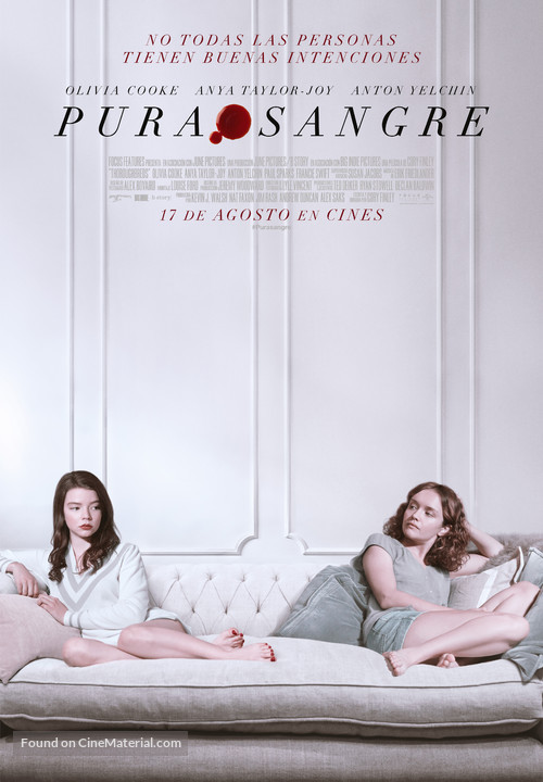 Thoroughbreds - Spanish Movie Poster