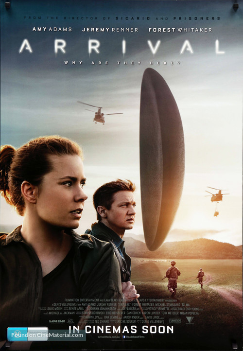 Arrival - Australian Movie Poster