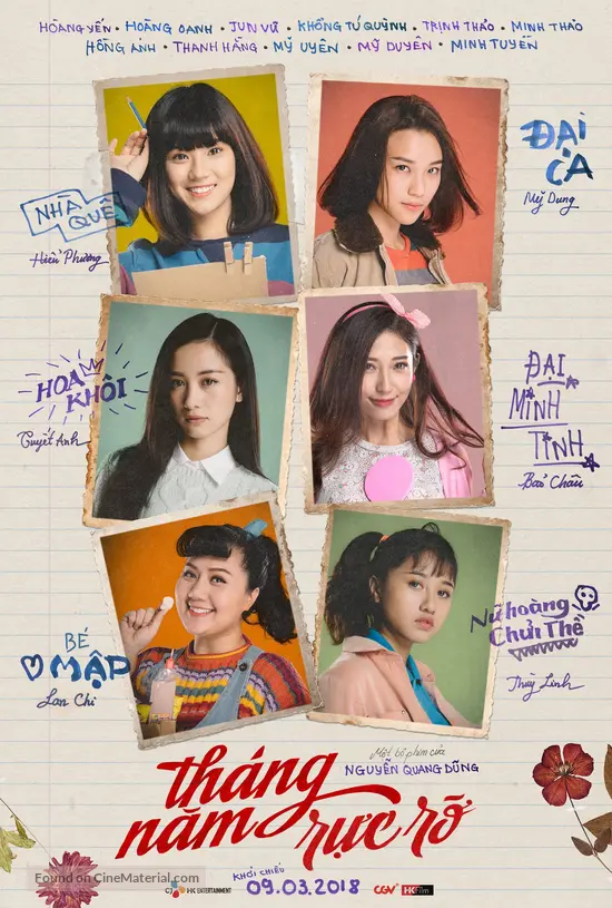 Thang Nam Ruc Ro (2018) Vietnamese movie poster