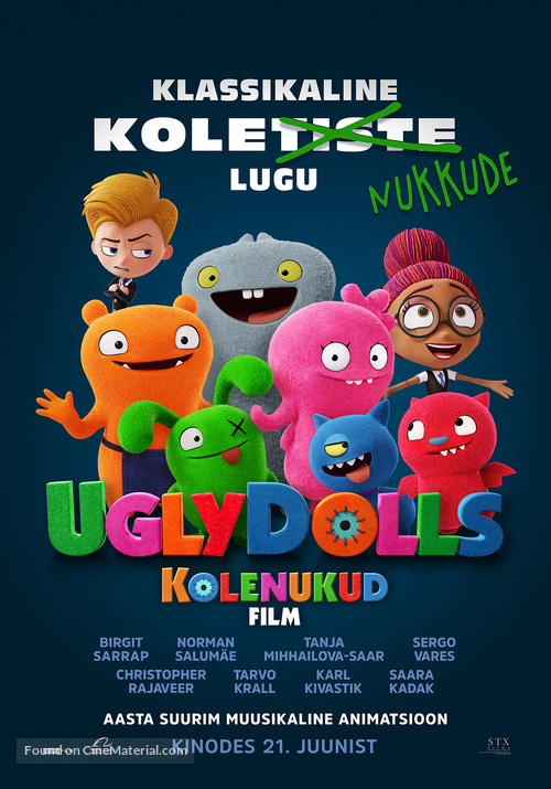 UglyDolls - Estonian Movie Poster