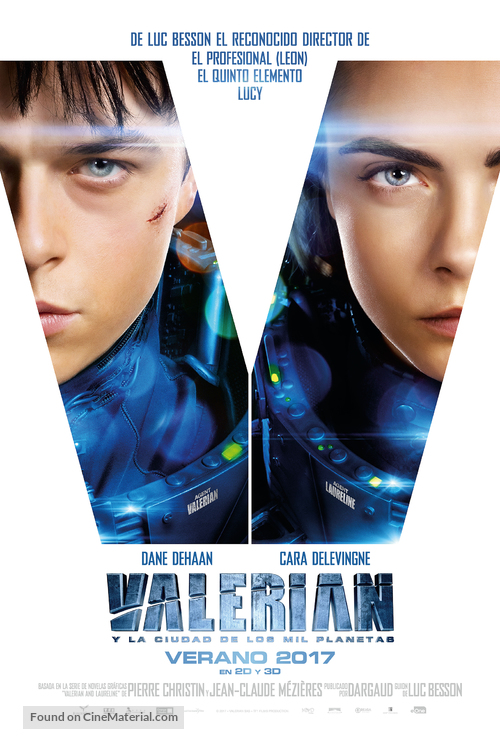 Valerian and the City of a Thousand Planets - Spanish Movie Poster