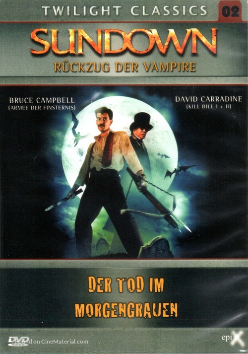 Sundown: The Vampire in Retreat - German DVD movie cover