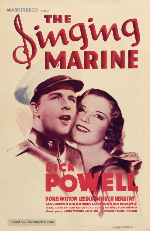 The Singing Marine - Movie Poster