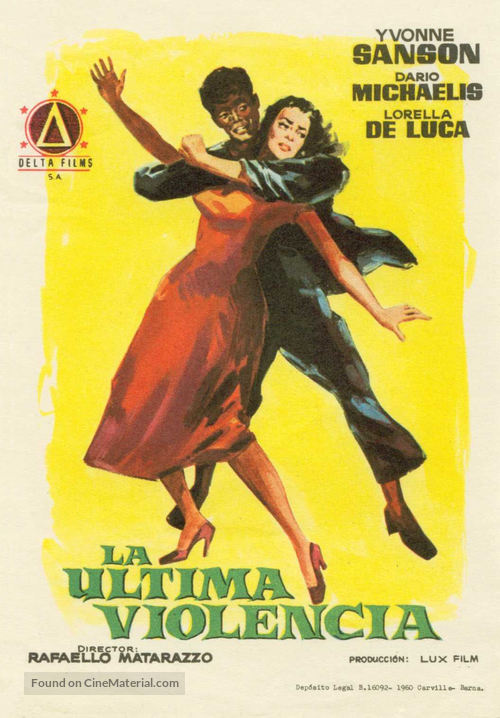 L&#039;ultima violenza - Spanish Movie Poster