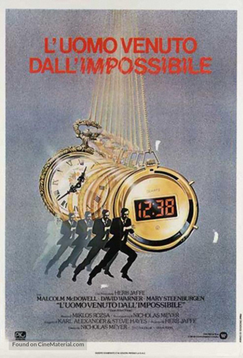Time After Time - Italian Theatrical movie poster